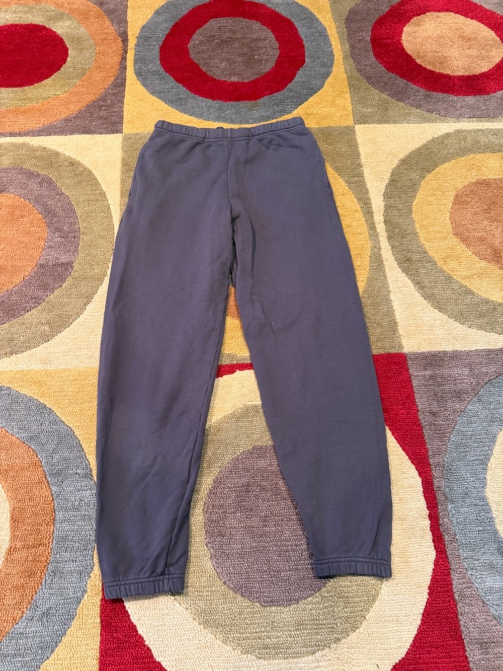 SKIMS Cotton Fleece Classic Jogger Sweatpants Grey Joggers Women’s Size Small